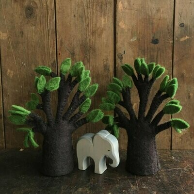 Felt Baobab Tree - Set of 2