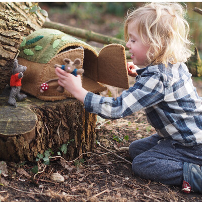 Felt Mouse House - 6 Piece Set