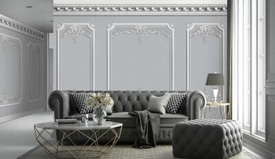 Wallpaper - Moulding: Modernized Touch