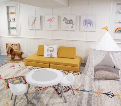 Soft Foam Play 4 Piece Sofa Set - Mustard