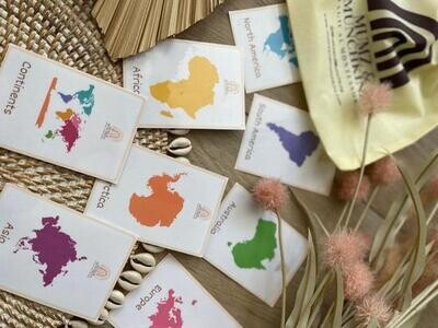 Downloads: Flashcards - Continents