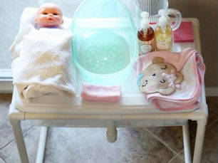 Montessori Activities: Washing Dolls