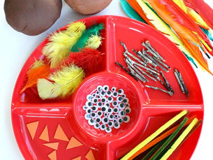 Montessori Activities: Play Dough Tray